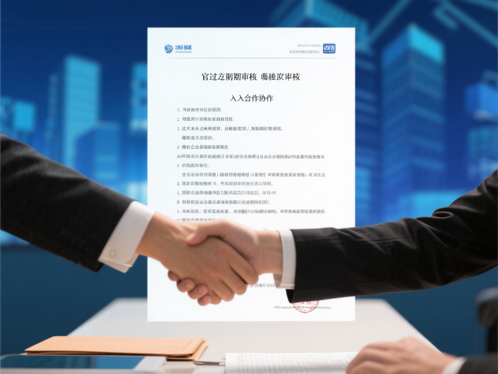 通过初步审核后，双方将进入合作协议签订环节。协议中