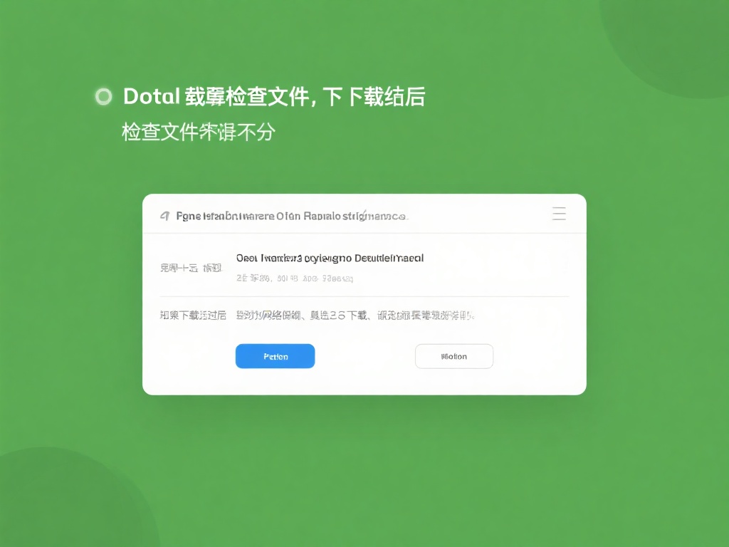 下载并检查文件：下载完成后，检查文件是否完整。如果