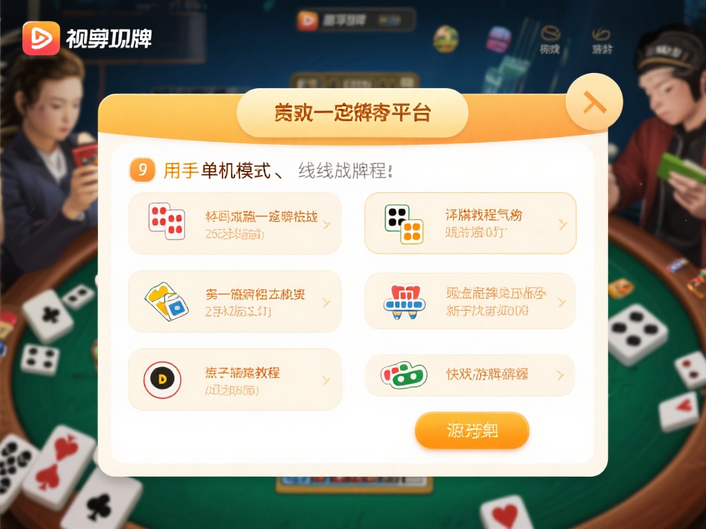 值得一提的是，平台还提供了详细的游戏教程，新手可以